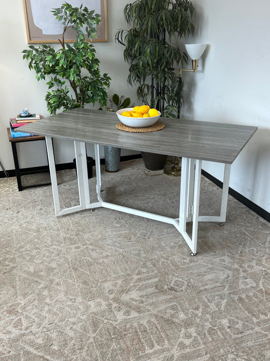 Drop Leaf Folding Workspace Table