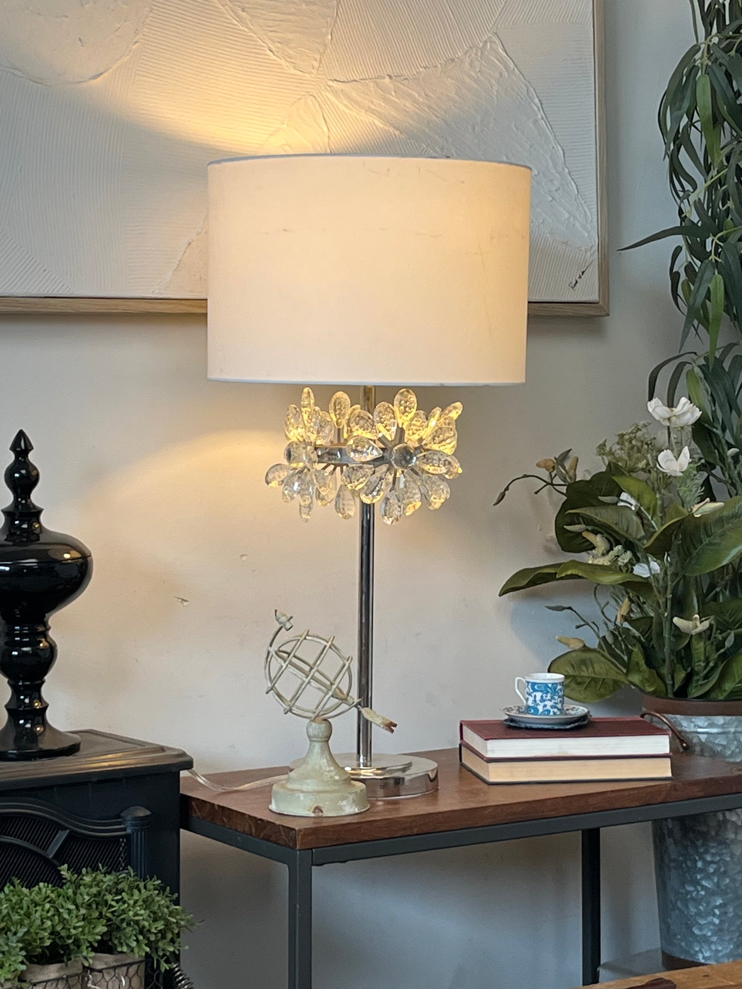 Crystal Style 29" Table Lamp