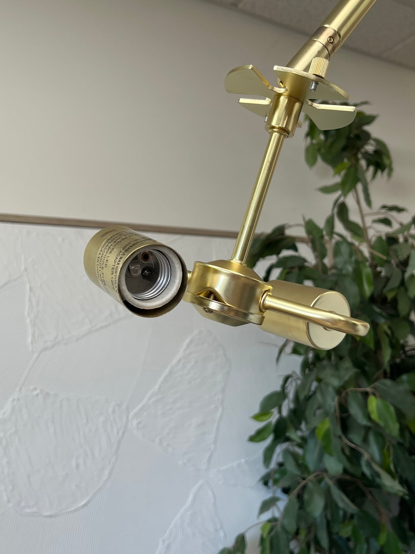 Overarching Brass Floor Lamp