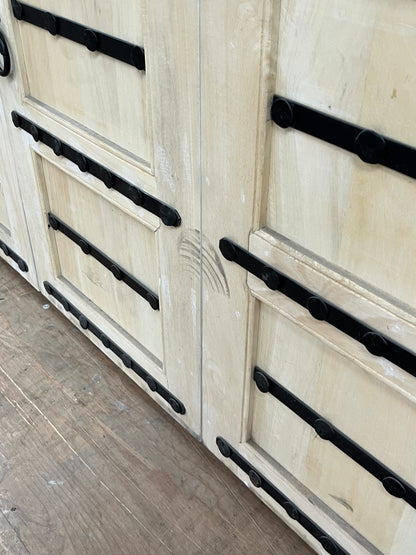 Rustic Style Wooden Credenza