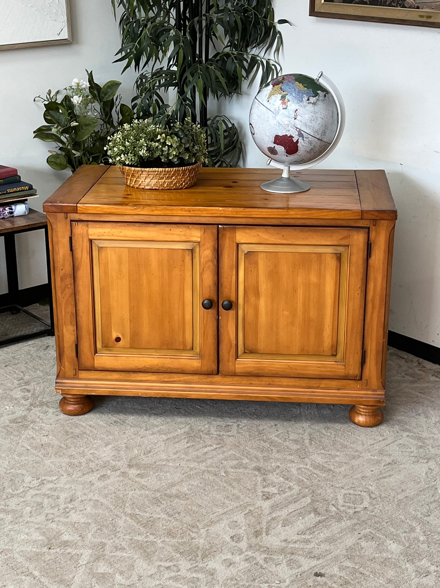 Rustic Solid Wood TV Stand