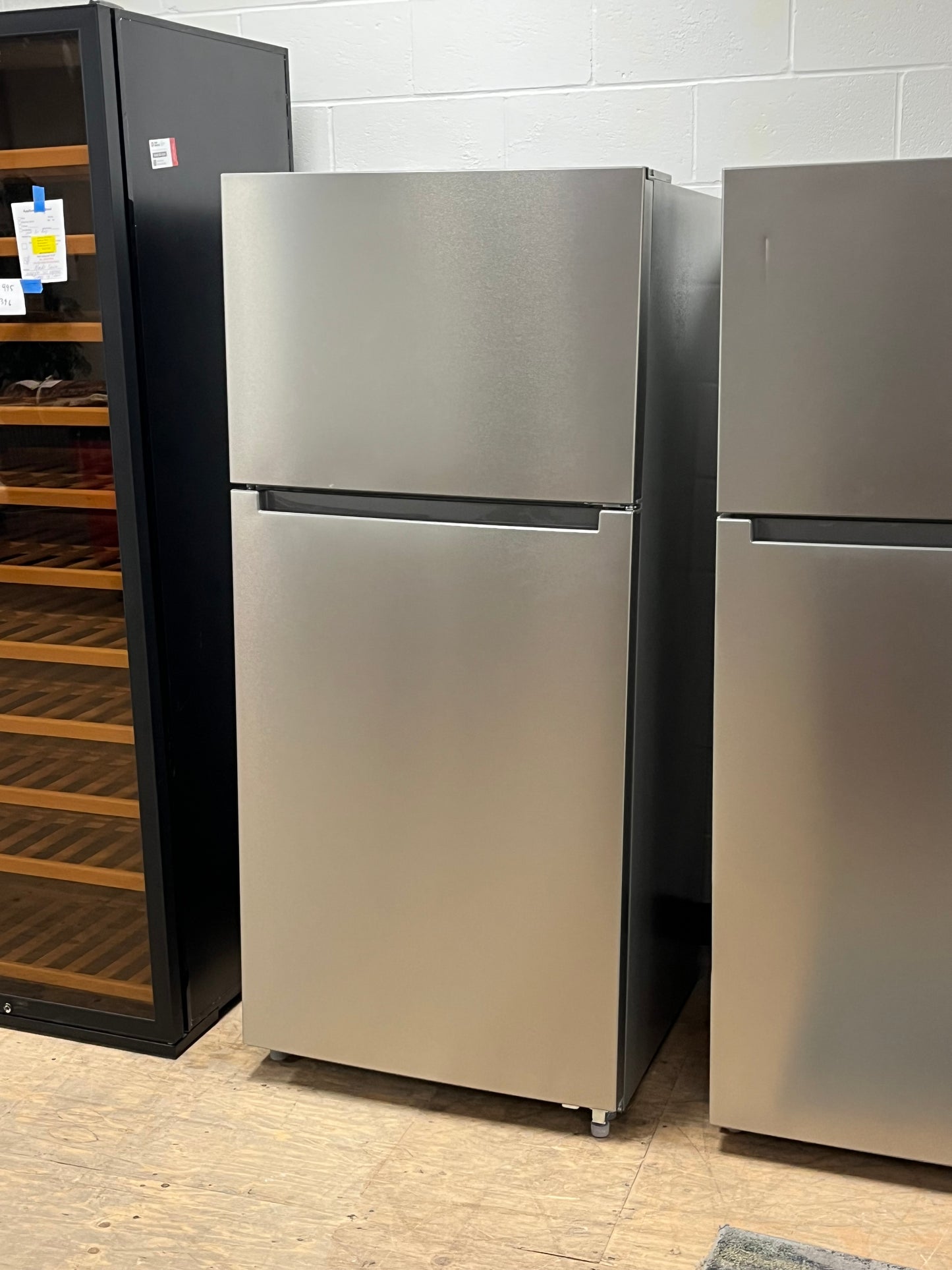 Seasons Stainless Steel 18 Cu. Ft. Top Freezer