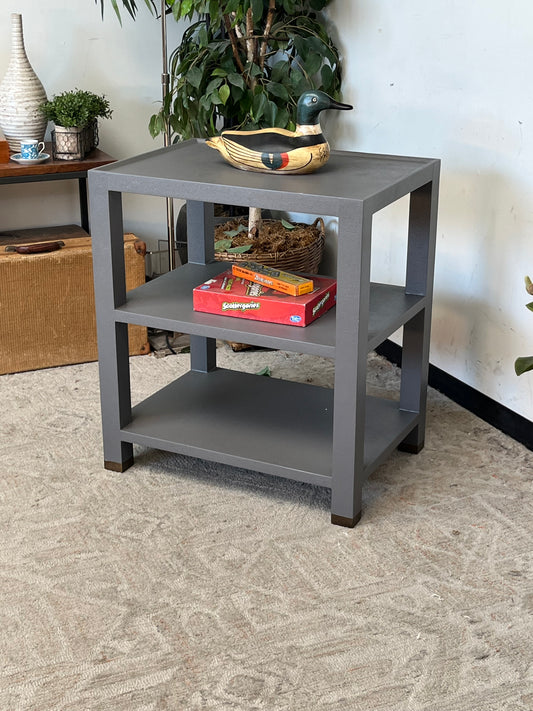 Modern Textured Side Table