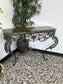 Antique Style Mountable Wrought Iron & Marble Console