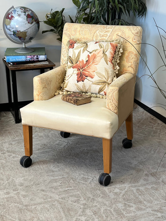 Floral Pattern Armchair