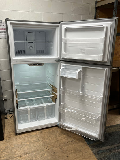 Seasons Stainless Steel 18 Cu. Ft. Top Freezer