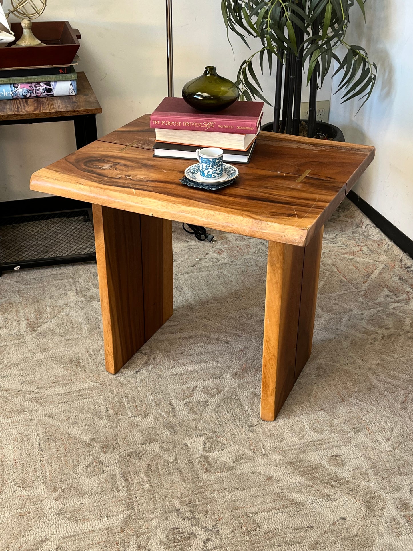 World Market Solid Wood Nightstand