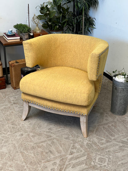 Vintage Style Rounded Accent Chair