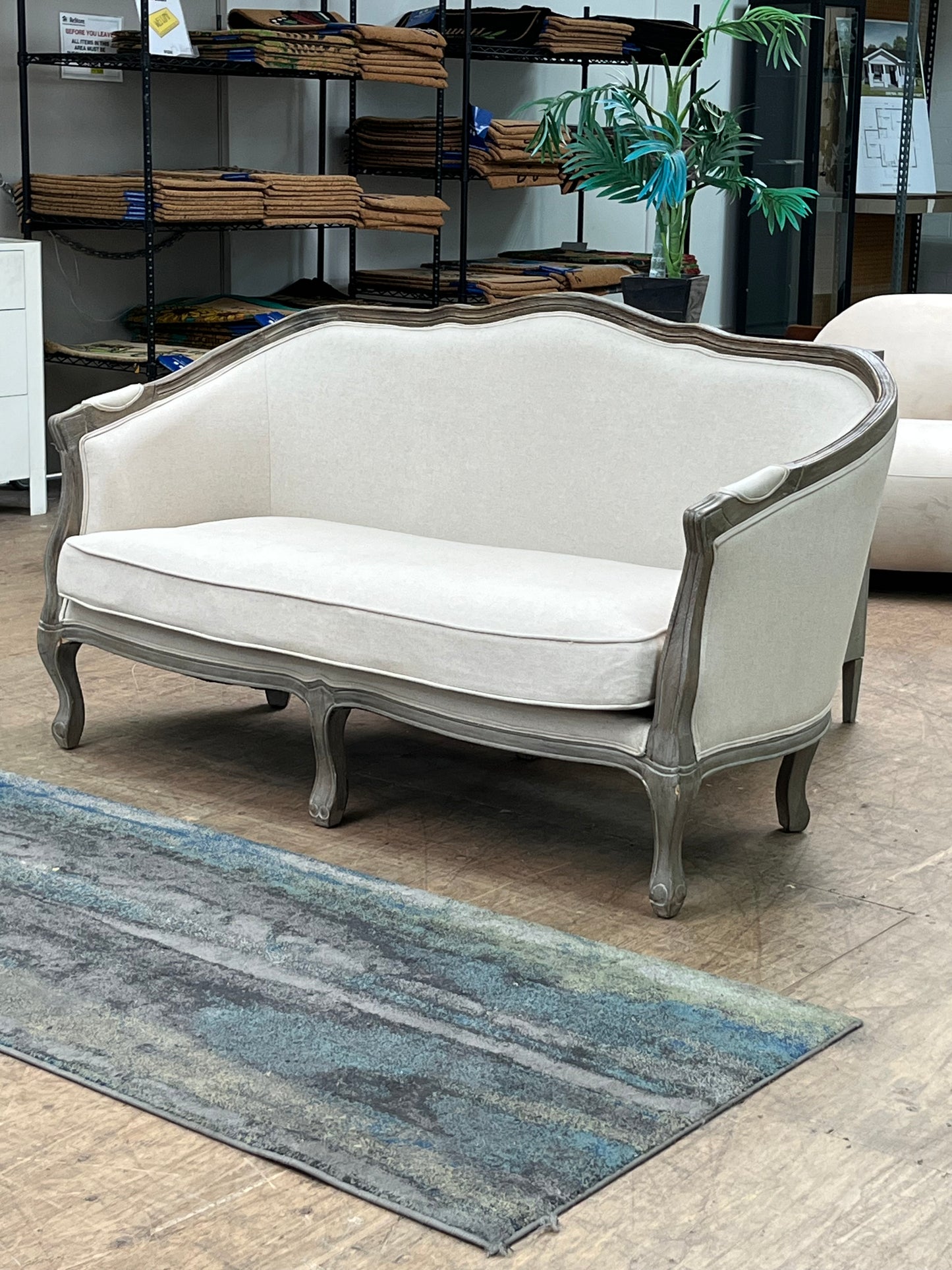 French Modern Loveseat