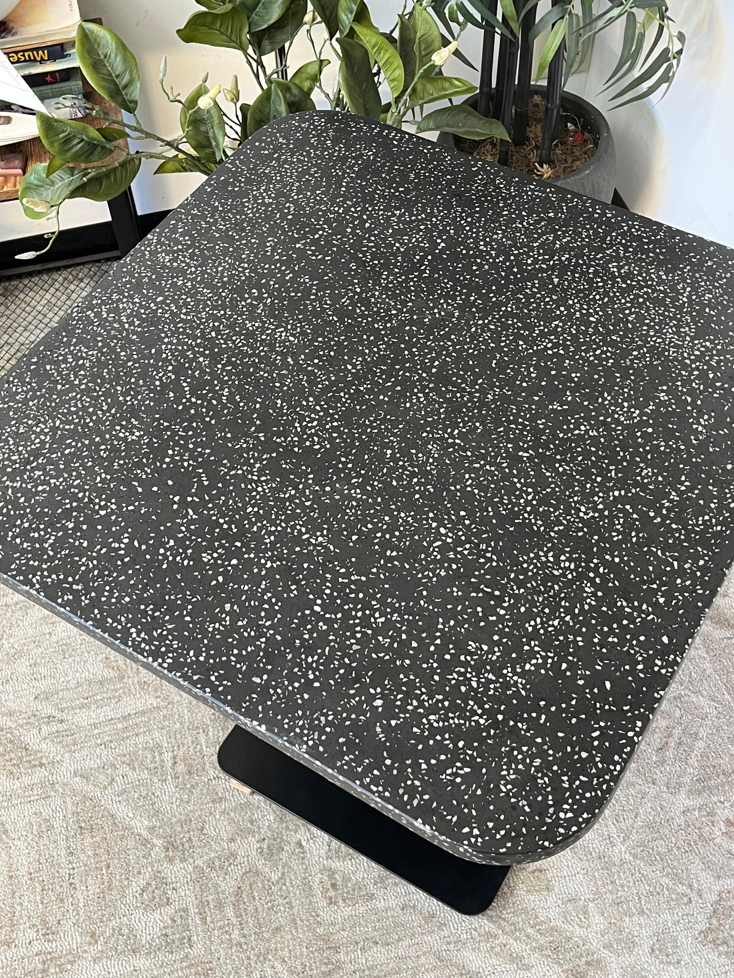 Speckled Modern Marble Square Coffee Table
