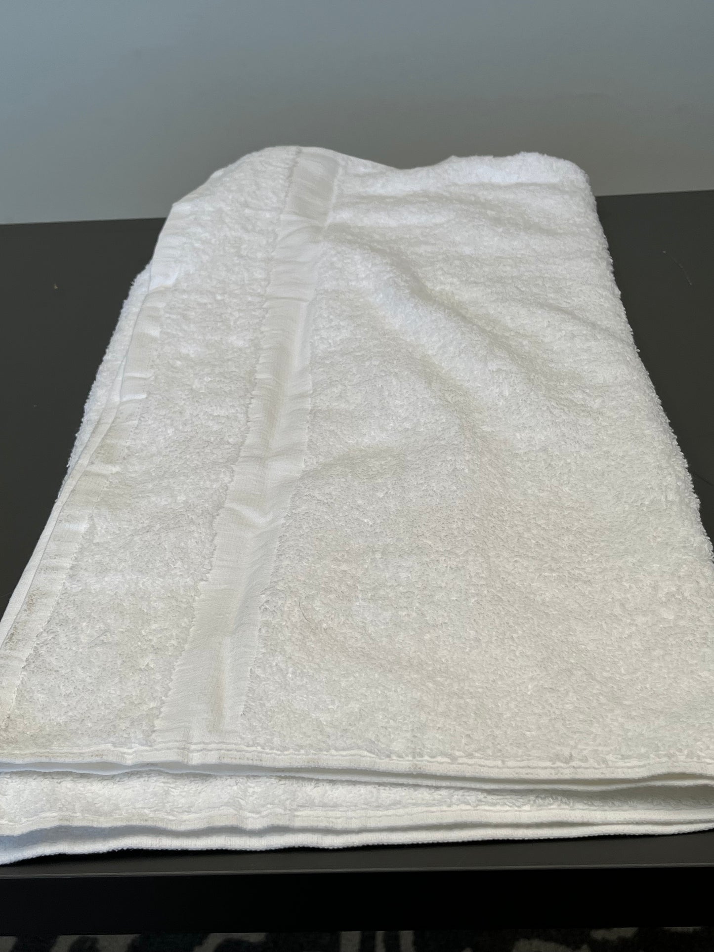 White Towel With Border