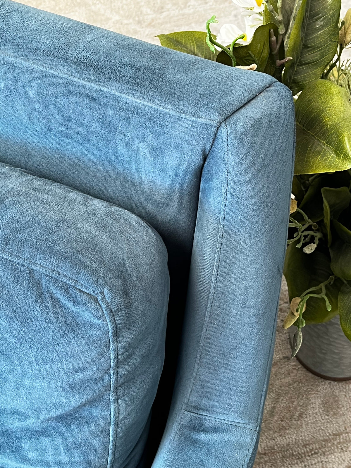 West Elm Teal Armchair