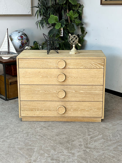 Modern Wooden 4 Drawer Nightstand