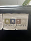 Living Spaces Leather Sectional Couch With Reclining Seat