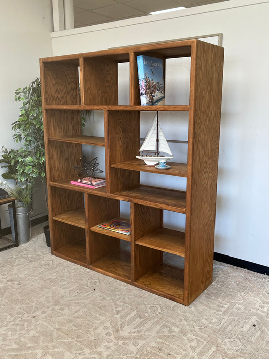 Mid-Century Style Media Bookcase