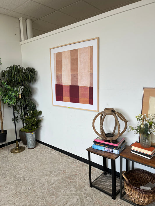 Printed Geometric Hanging Artwork