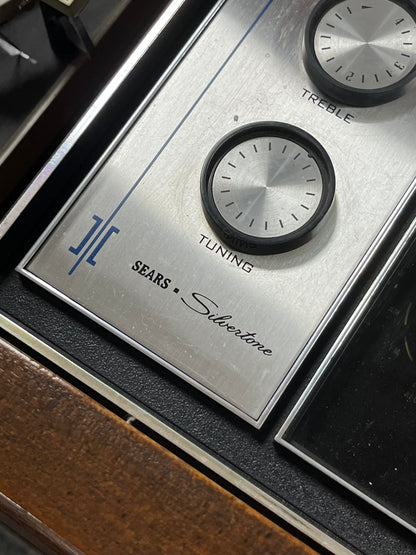 Antique Style Credenza w/ Record Player