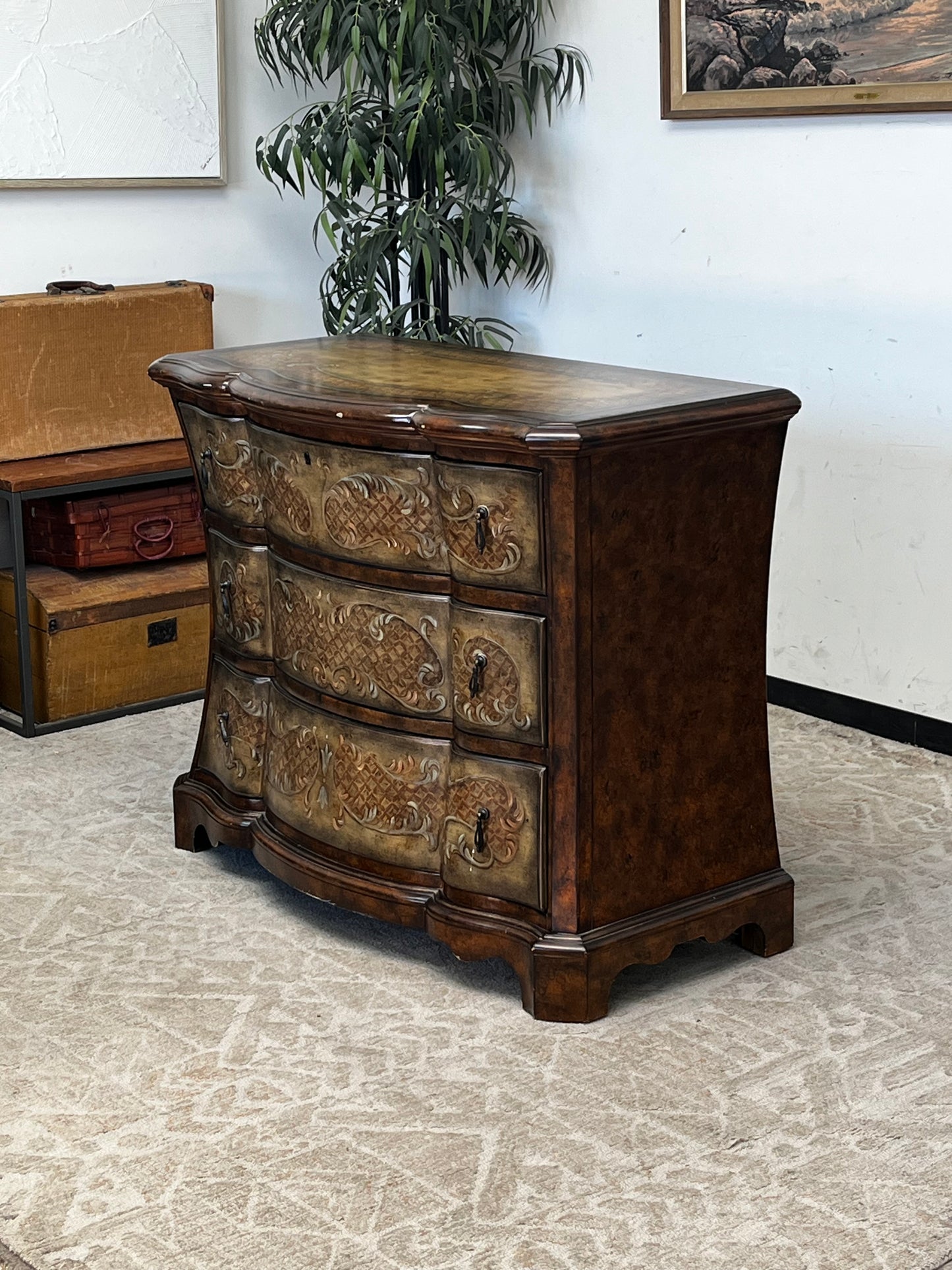 Bombe-Style Accent Chest