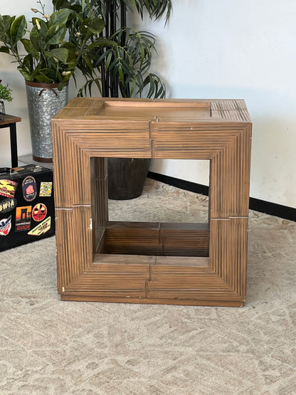 Modern Bamboo End Table