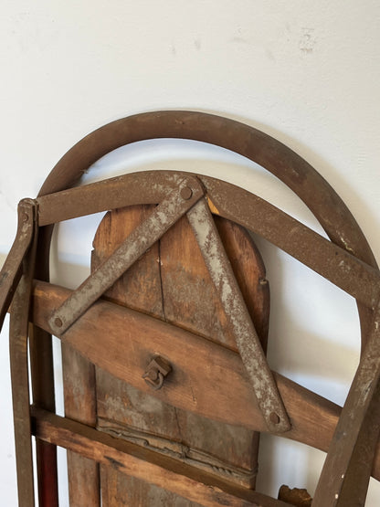 Vintage Wooden Snow Sled