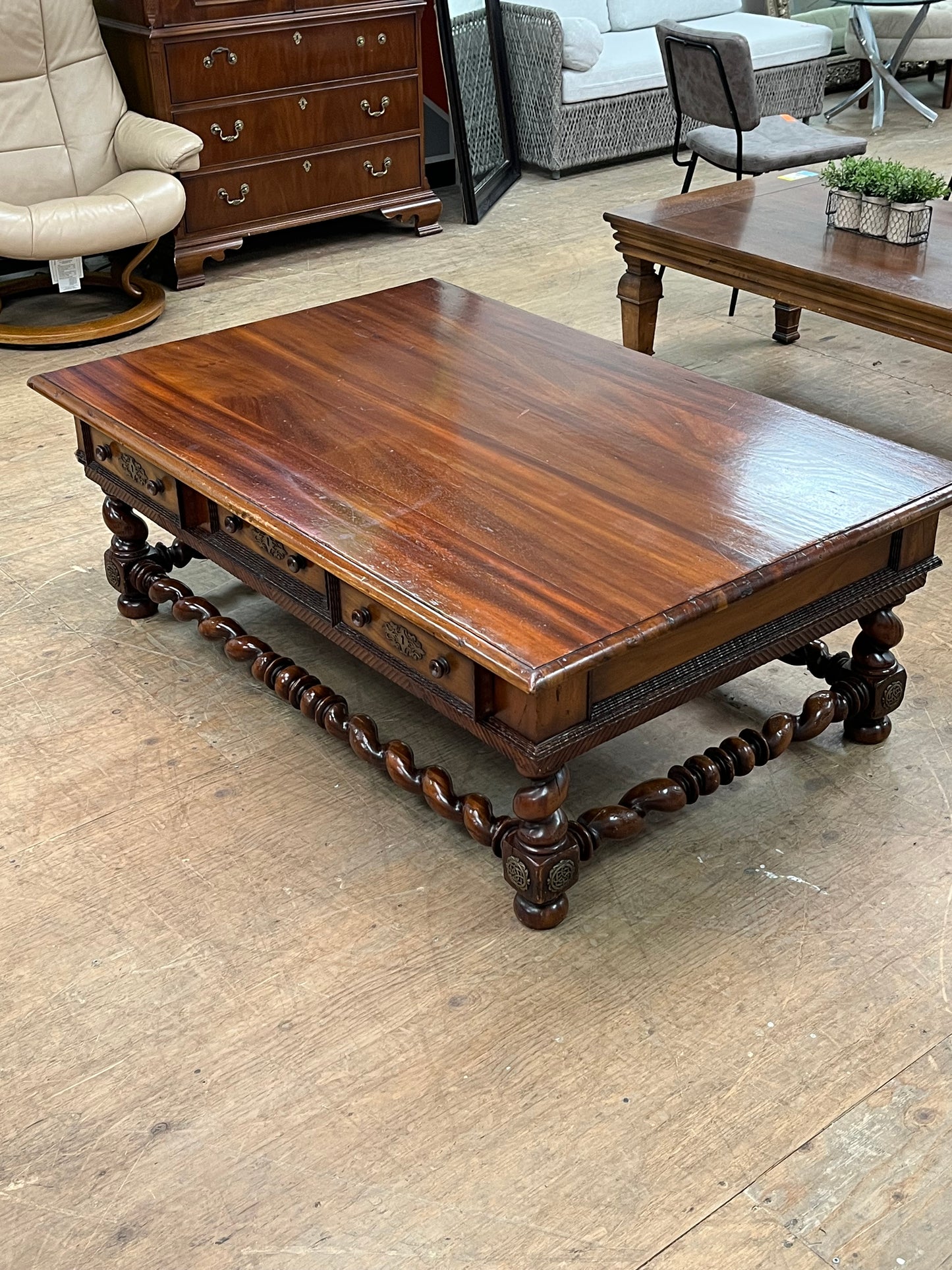 Ebanista Wooden Coffee Table