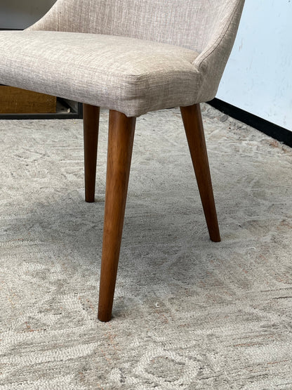 Mid Century Style Beige Dining Chair