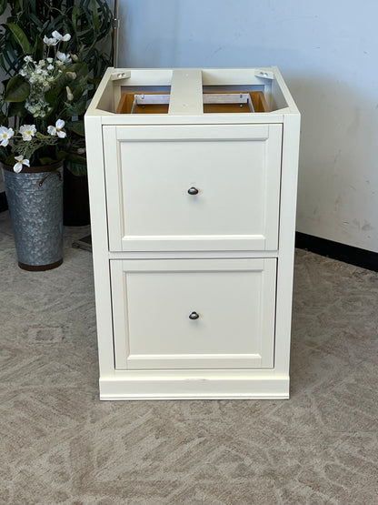 Farmhouse Style File Cabinet Without Top