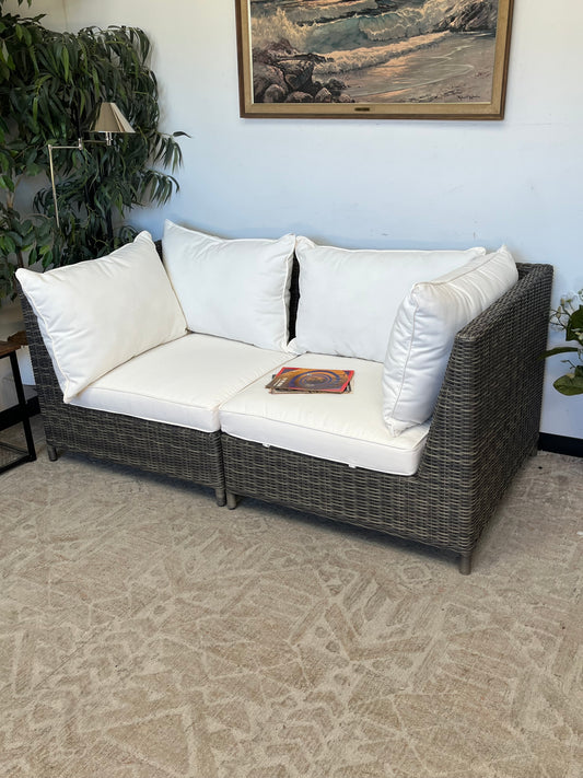 Outdoor Poly Rattan Gray Chair