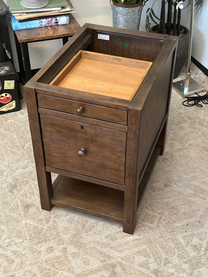 Wooden Single Cabinet - Missing Table Top