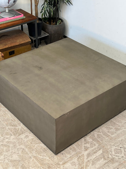 Modern 40" Square Coffee Table