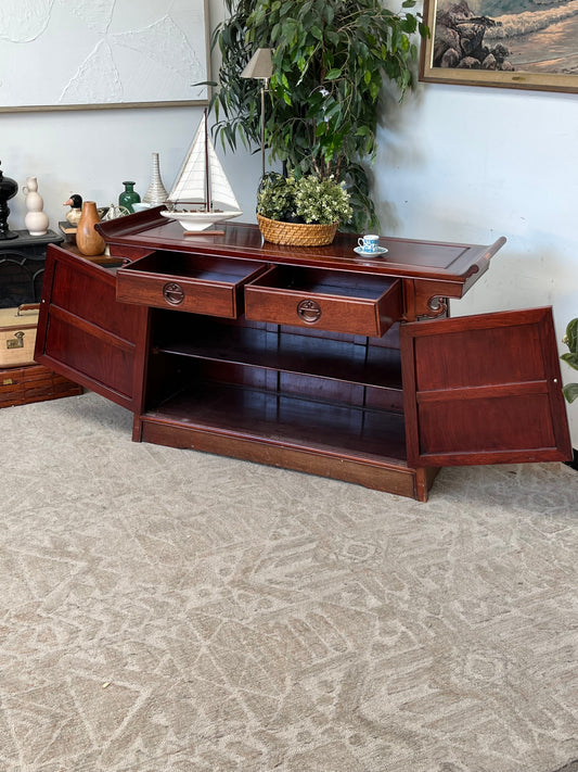 Asian Style Rosewood Sideboard