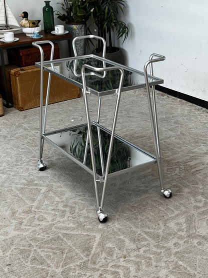 Industrial Style Metal Barcart