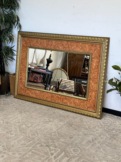 Paisley Print Wall Mirror