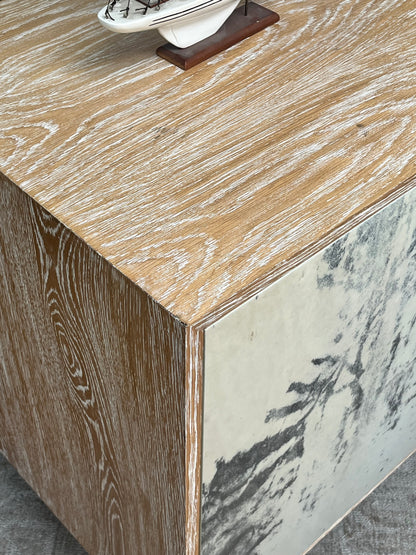 Modern Rustic Style 2-Door Cabinet