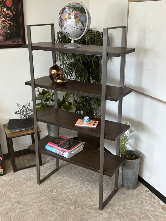Modern 4-Shelf Bookcase
