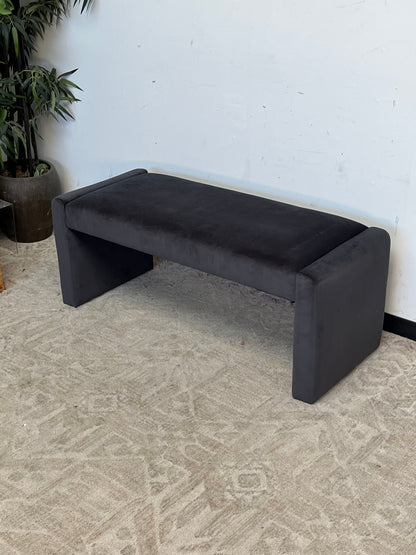 Modern Black 47" Bench