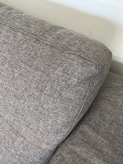 Modern Style Gray Linen Couch