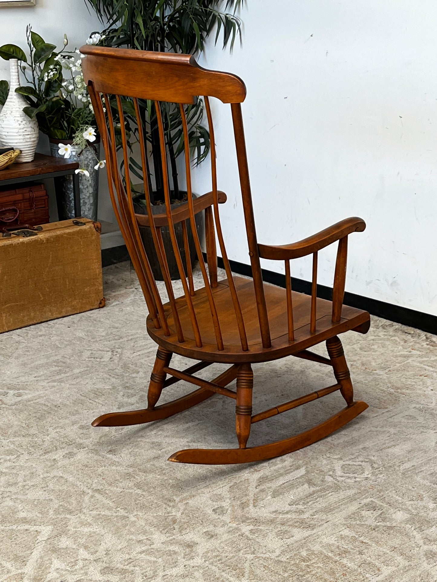 Vintage Nichols & Stone Harvest Rocking Chair