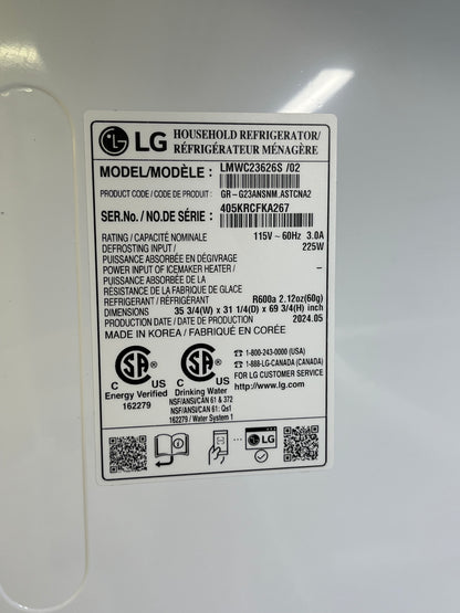 LG 23 cu. ft. French Door Counter-Depth Refrigerator