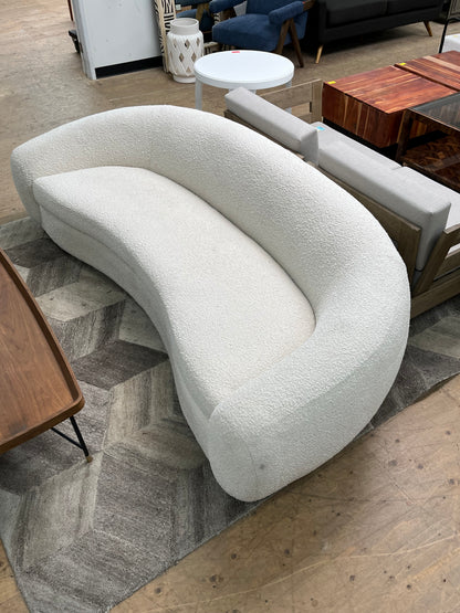 Boucle Art Deco Style Sofa