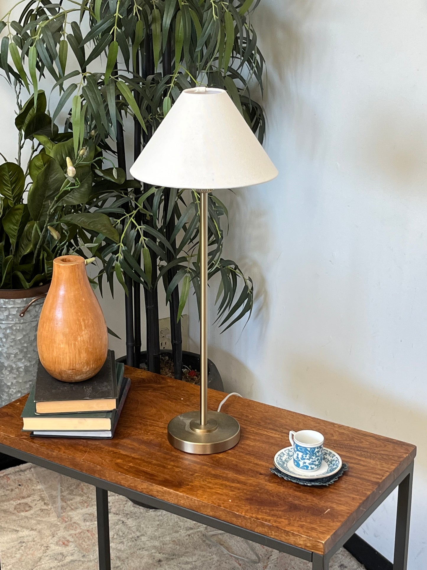 West Elm Stainless Steel Table Lamp