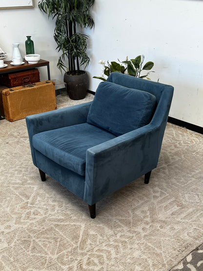 West Elm Teal Armchair