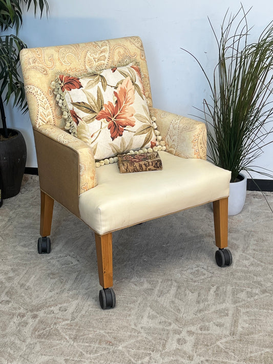 Floral Pattern Armchair