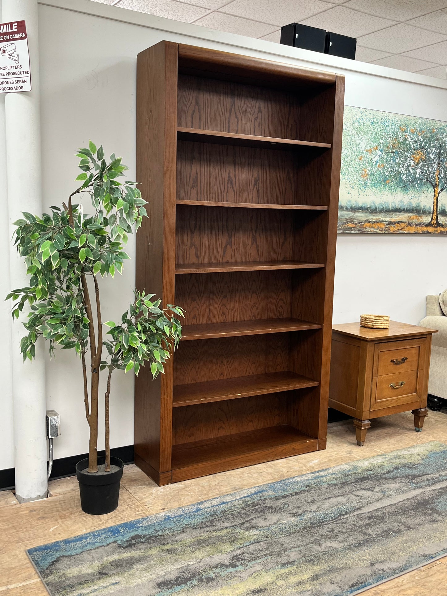 Traditional 6-Shelf Bookcase