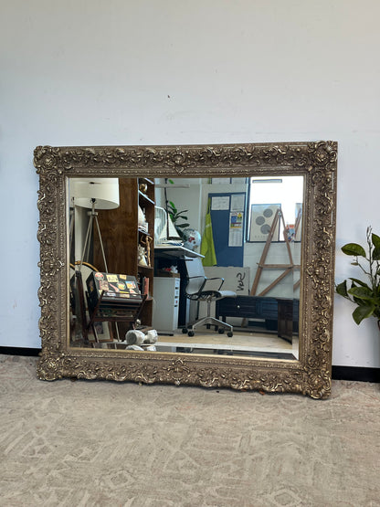 Ornate Wooden 60" Wall Mirror