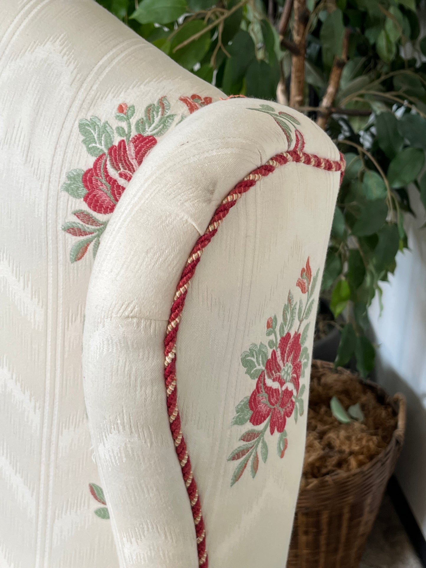 Bau Furniture Floral Arm Chair