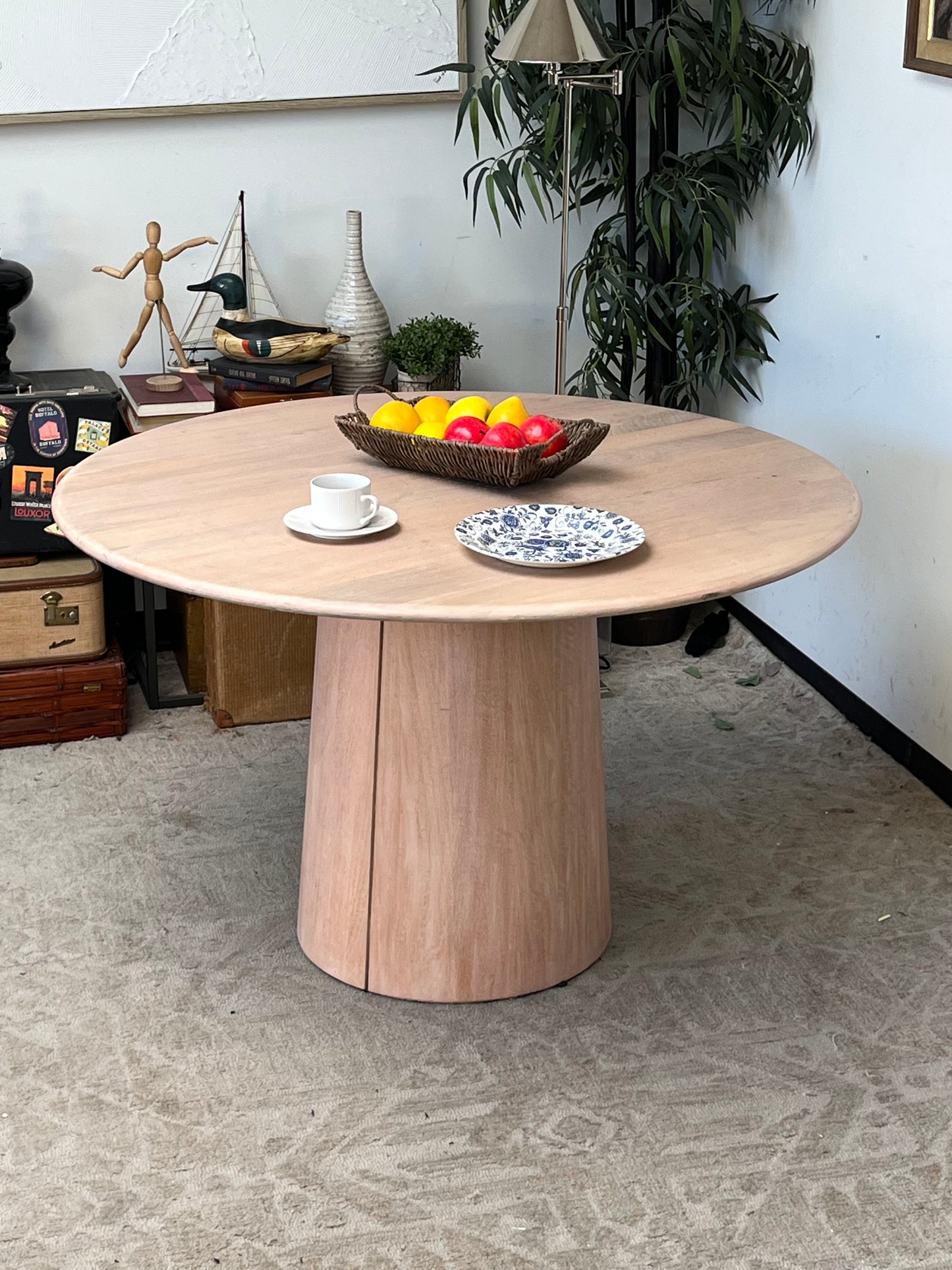 Modern Round Wooden Dining Table