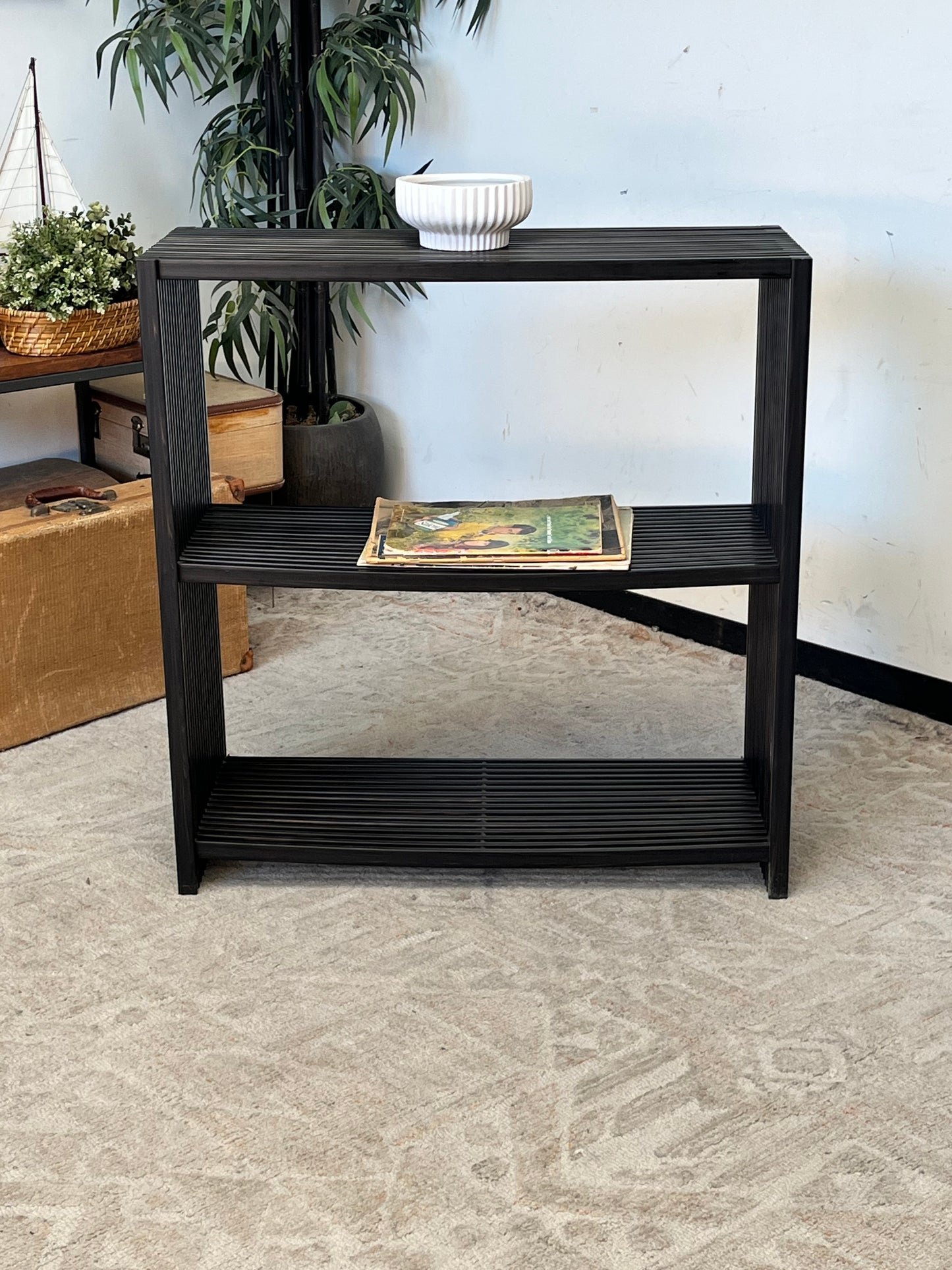 Modern Slated Storage Shelf