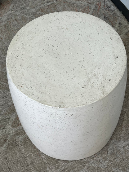 Modern Speckled Stone Side Table