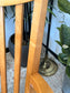 Wooden Arm Chair With Red Cushion